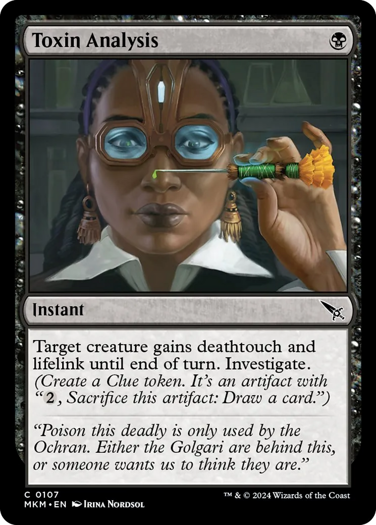 Toxin Analysis [Murders at Karlov Manor]-1