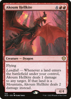 Akoum Hellkite [Starter Commander Decks]-1
