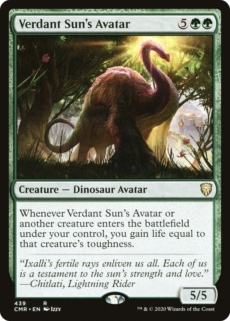 Verdant Sun's Avatar (CMR-439) - Commander Legends-1