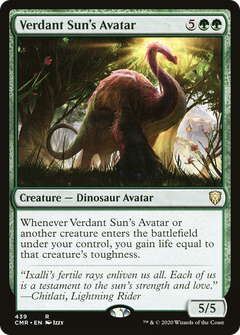 Verdant Sun's Avatar (CMR-439) - Commander Legends-1