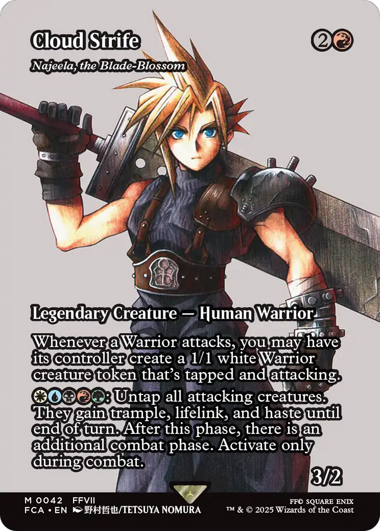 Cloud Strife - Najeela, the Blade-Blossom (Showcase) [FINAL FANTASY : Through the Ages]-1