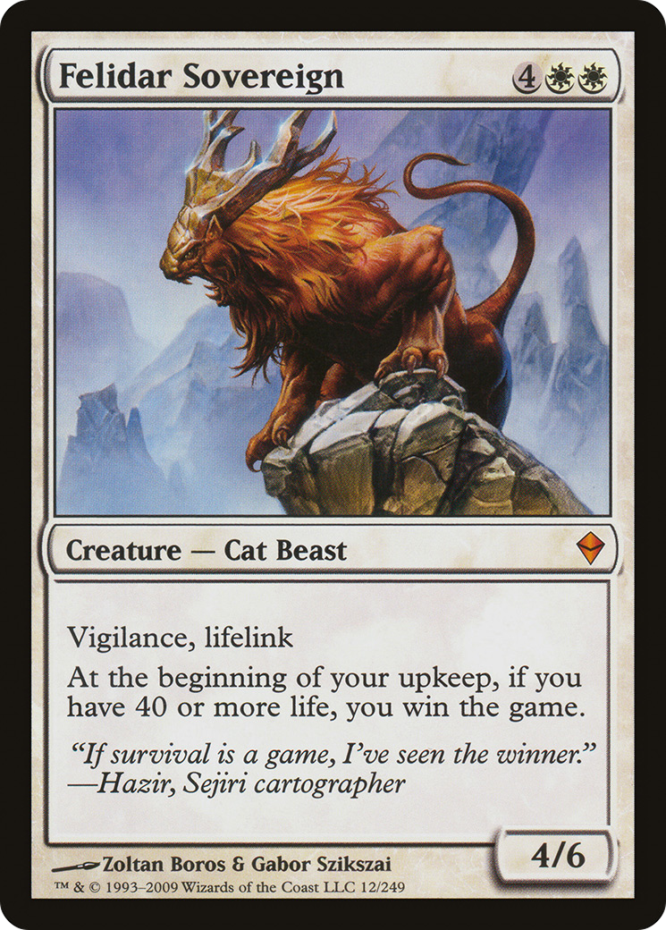 Felidar Sovereign [Zendikar]-1