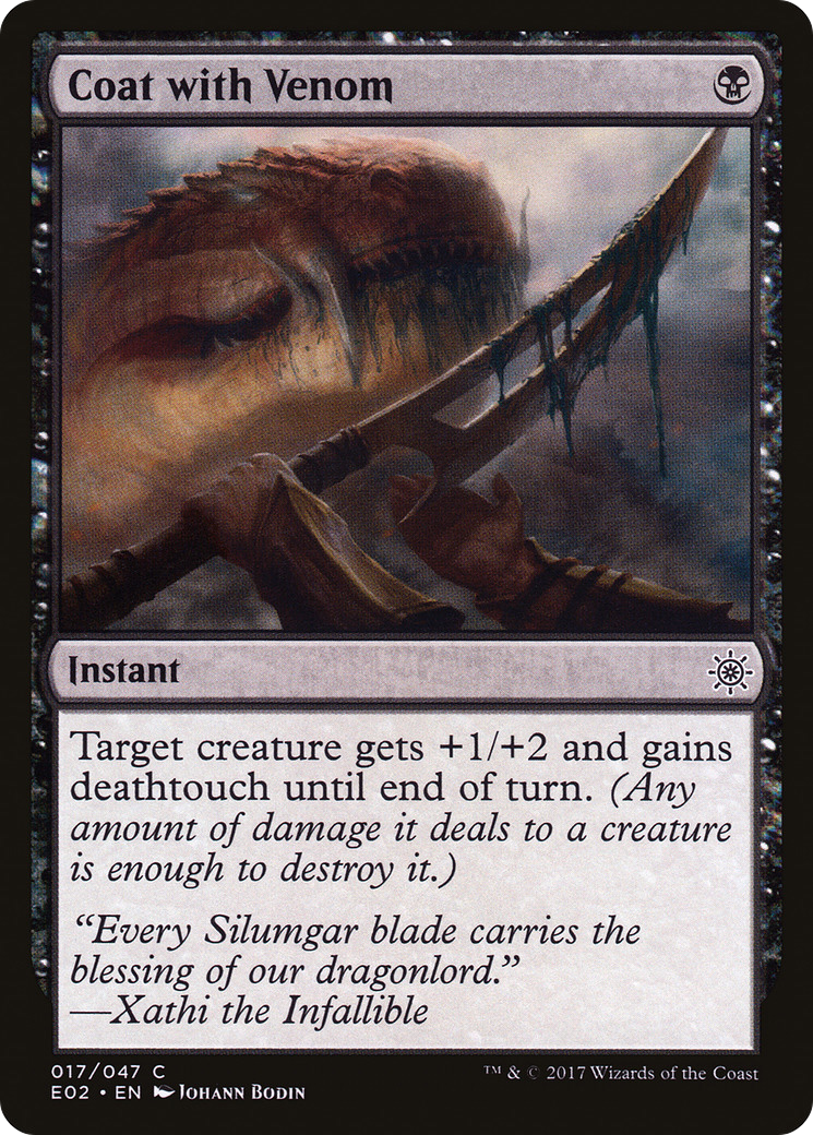 Coat with Venom [Explorers of Ixalan]-1