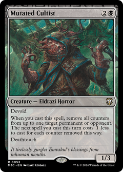 Mutated Cultist [Modern Horizons 3 Commander]-1