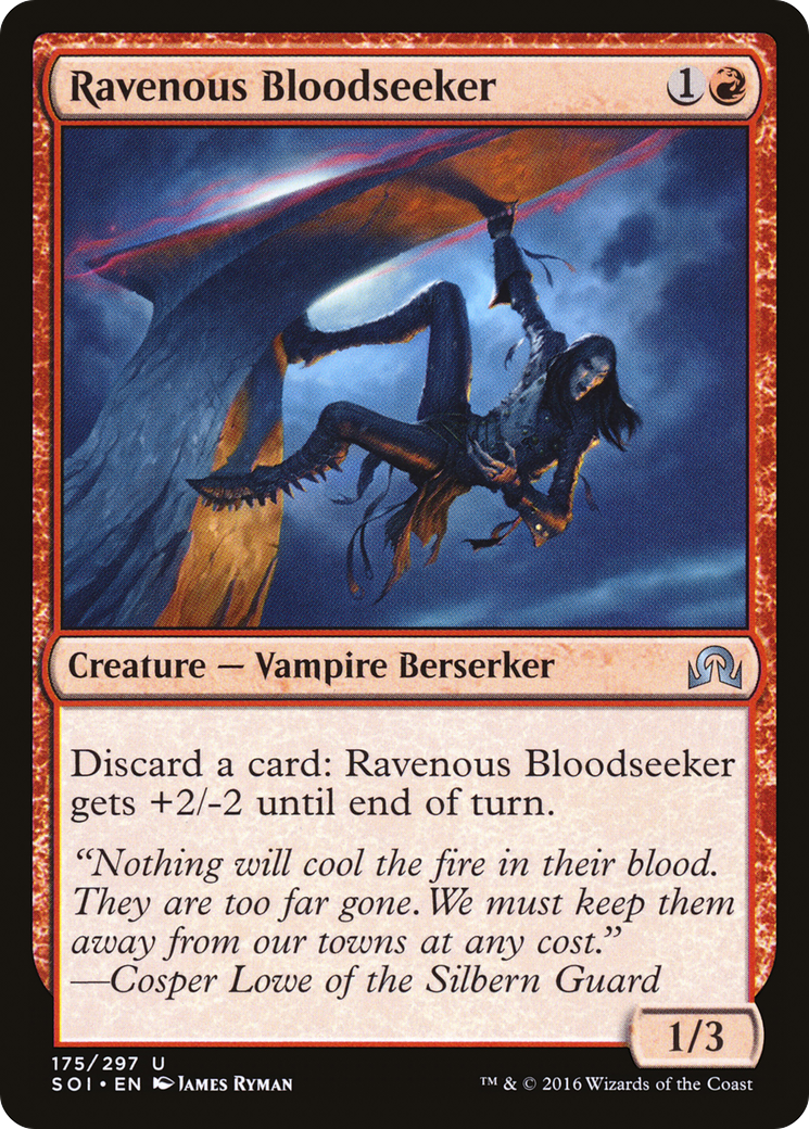 Ravenous Bloodseeker [Shadows over Innistrad]-1