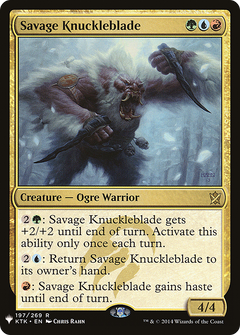 Savage Knuckleblade [Mystery Booster]-1