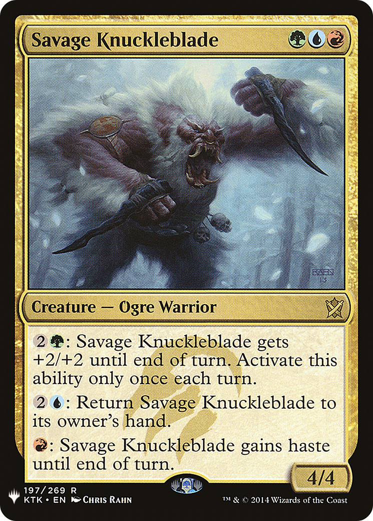 Savage Knuckleblade [Mystery Booster]-1