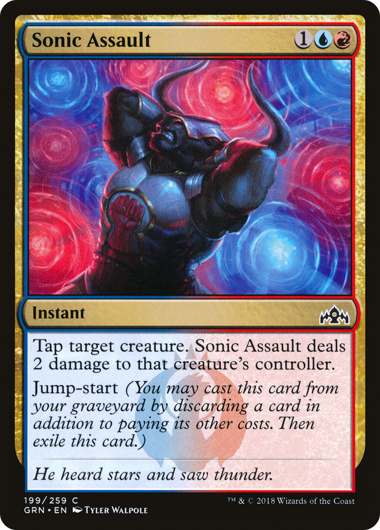 Sonic Assault [Guilds of Ravnica]-1