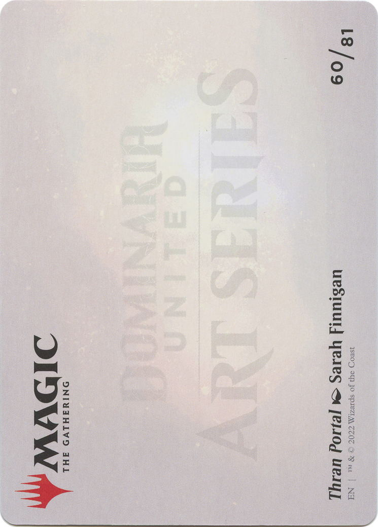 Thran Portal // Thran Portal (ADMU-060) - Dominaria United Art Series (Borderless) Foil-2