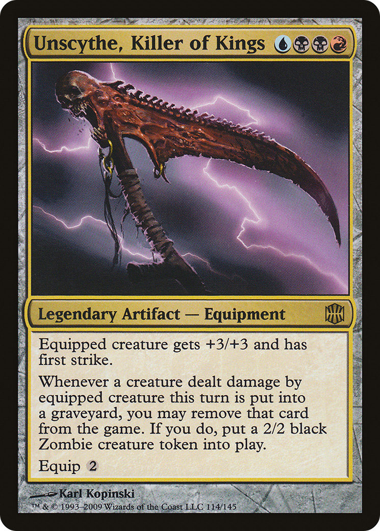Unscythe, Killer of Kings (ARB-114) - Alara Reborn Foil-1