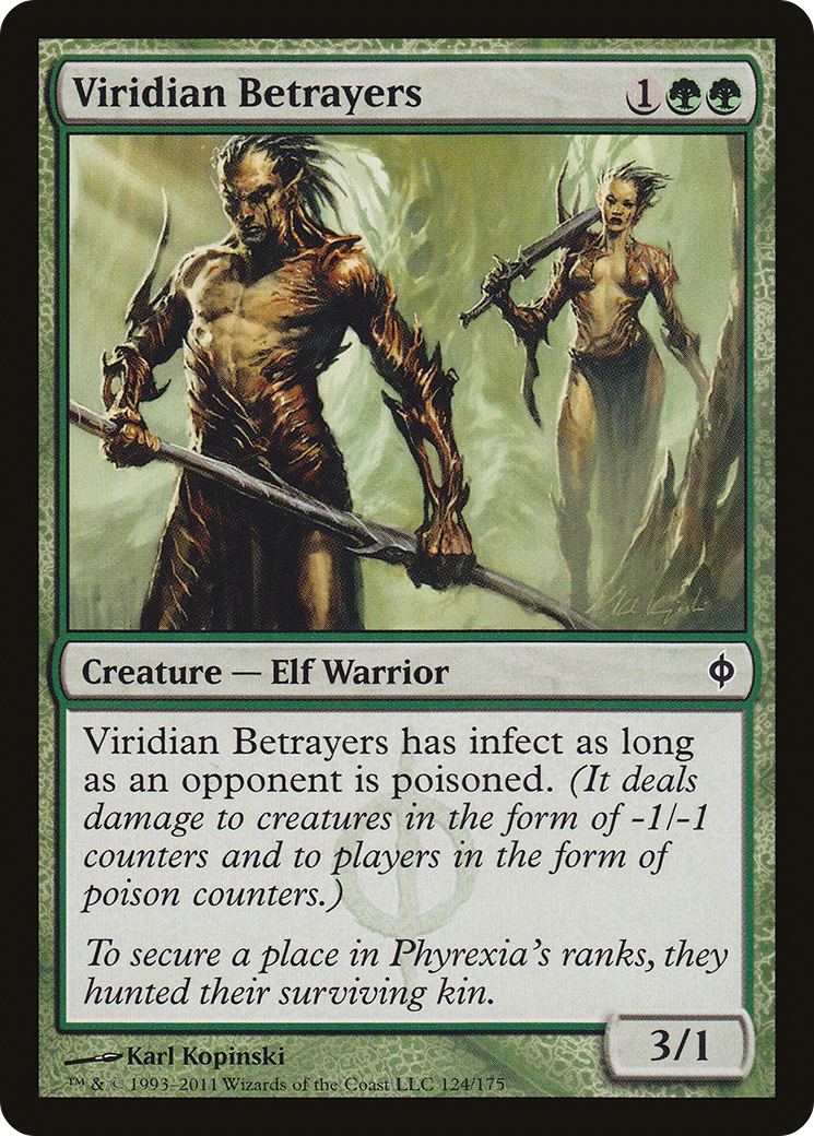 Viridian Betrayers (NPH-124) - New Phyrexia Foil-1