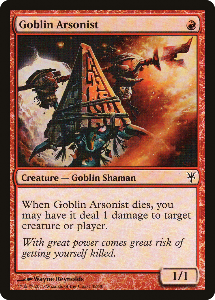 Goblin Arsonist [Duel Decks: Sorin vs. Tibalt]-3