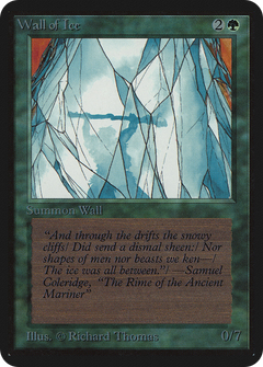 Wall of Ice (LEA-) - Limited Edition Alpha-1