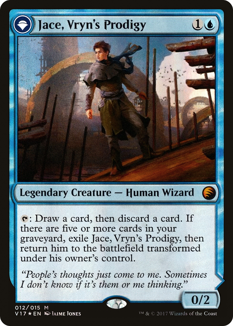 Jace, Vryn's Prodigy // Jace, Telepath Unbound [From the Vault: Transform]-3