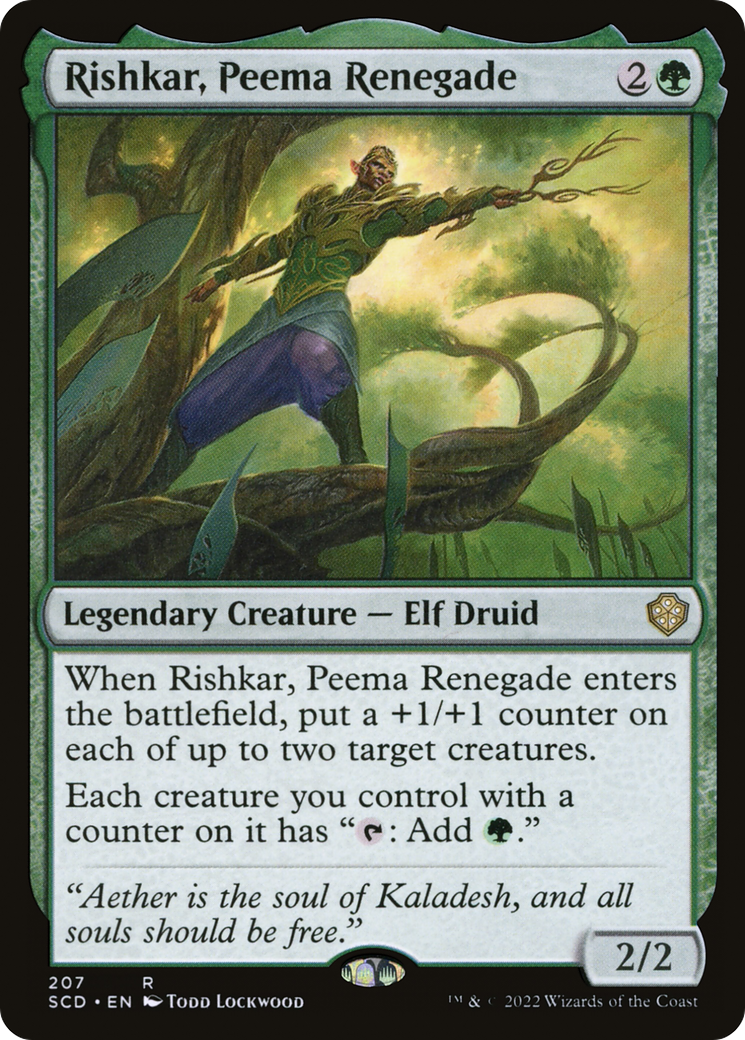 Rishkar, Peema Renegade [Starter Commander Decks]-1