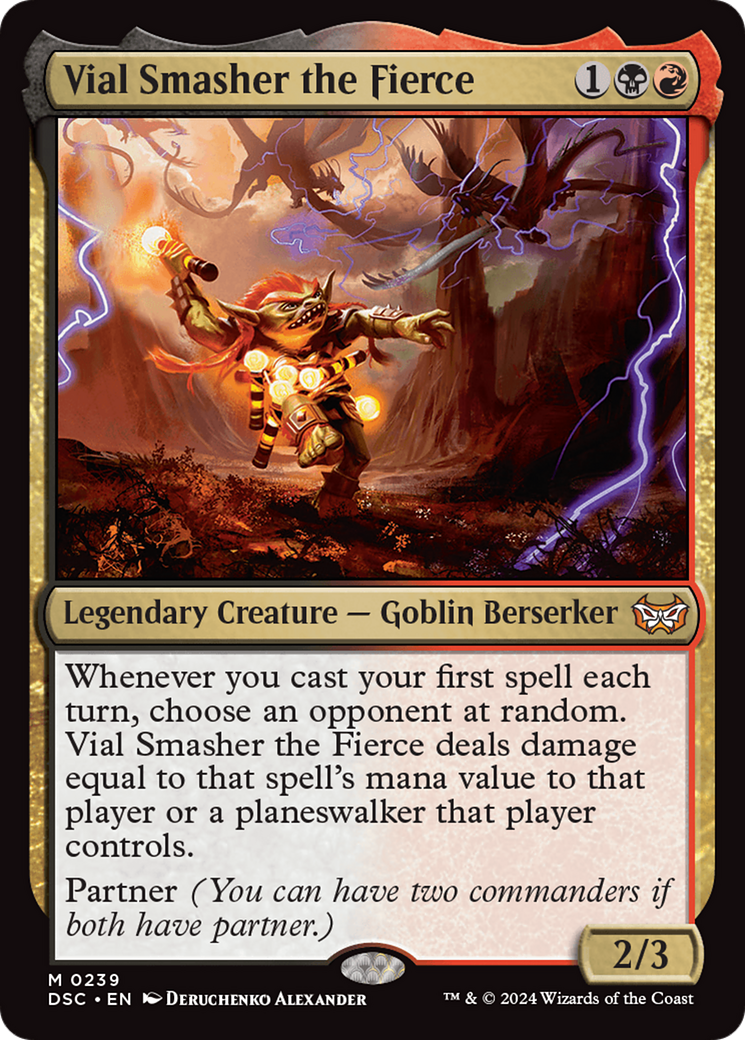 Vial Smasher the Fierce (DSC-239) - Duskmourn: House of Horror Commander-1