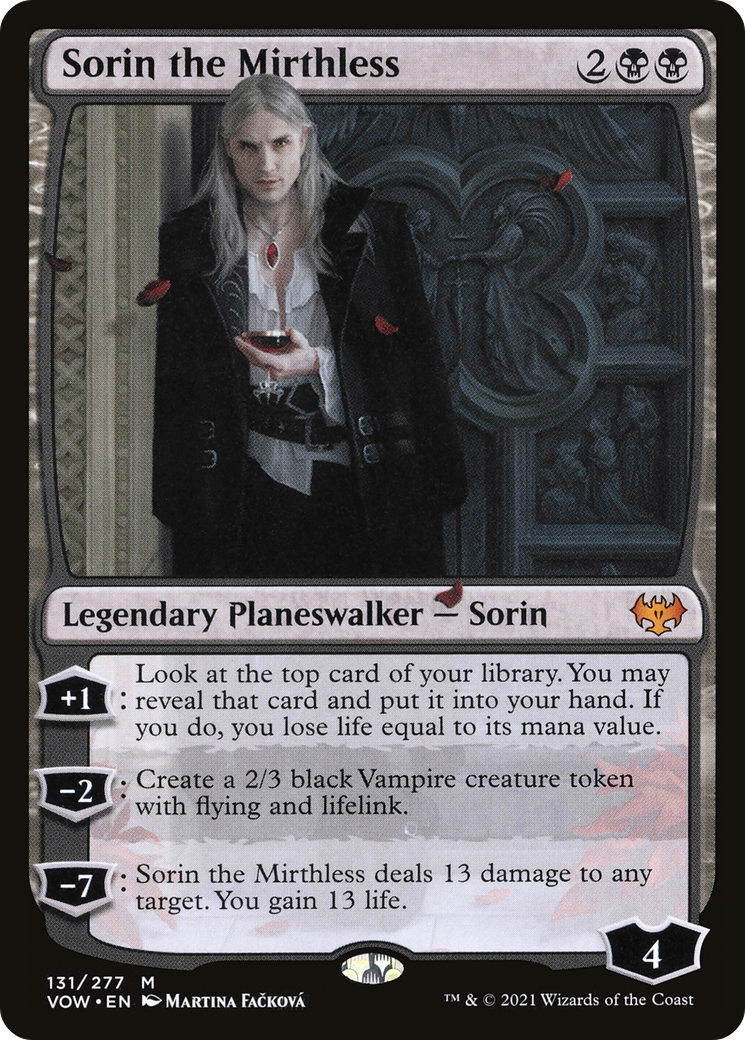 Sorin the Mirthless [Innistrad: Crimson Vow]-1