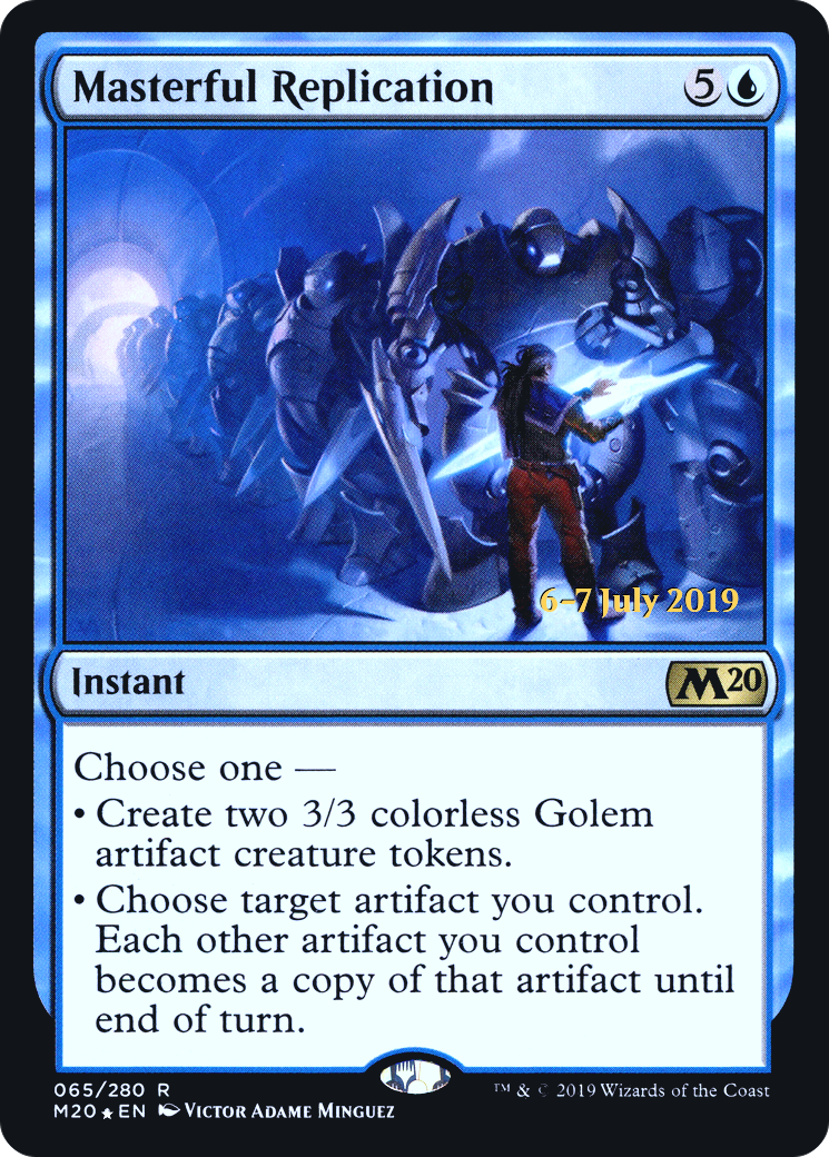 Masterful Replication [Core Set 2020 Prerelease Promos]-1