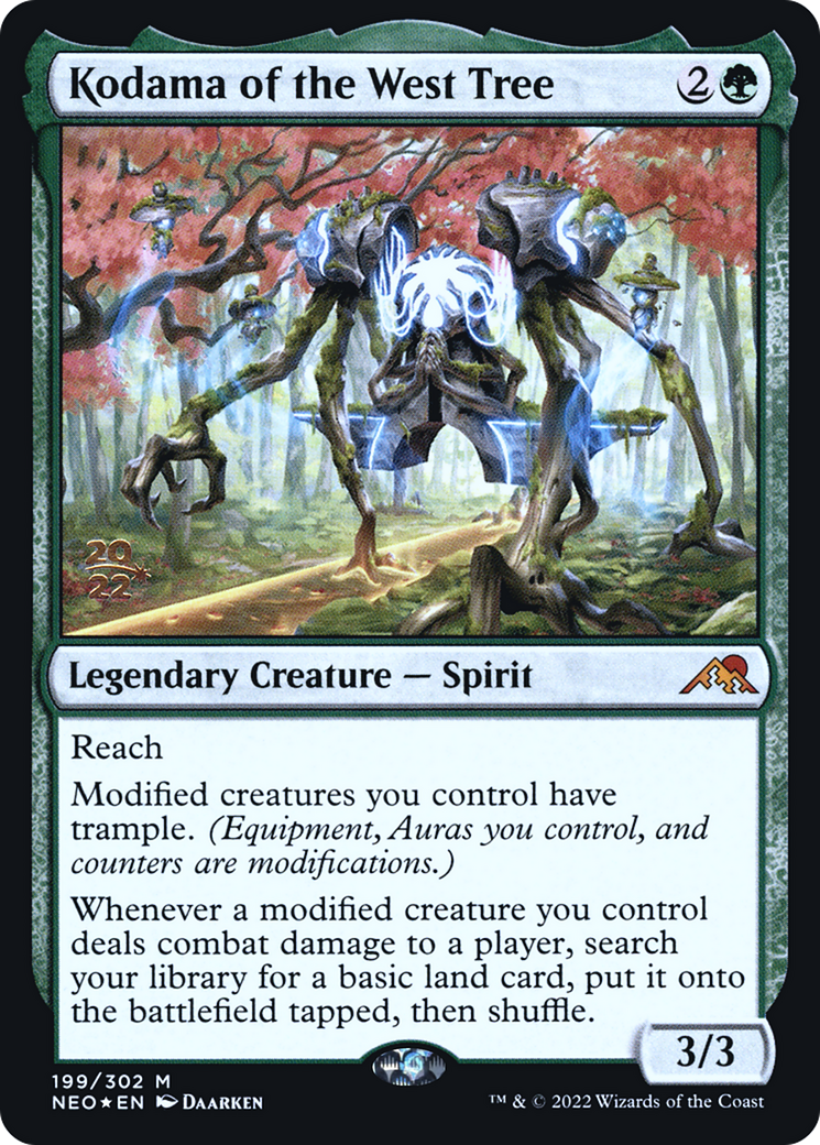 Kodama of the West Tree [Kamigawa: Neon Dynasty Prerelease Promos]-1
