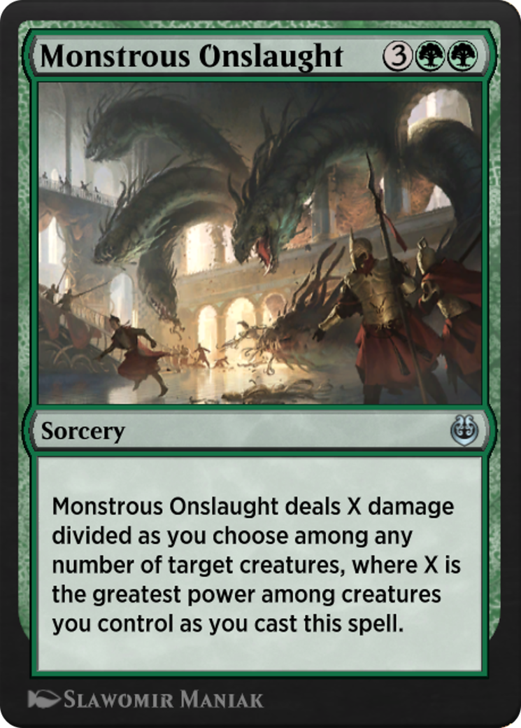 Monstrous Onslaught (KLR-169) - Kaladesh Remastered-1