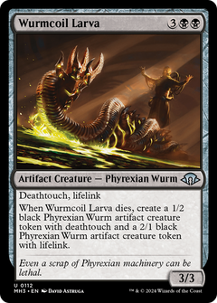 Wurmcoil Larva (MH3-112) - Modern Horizons 3 Foil-1