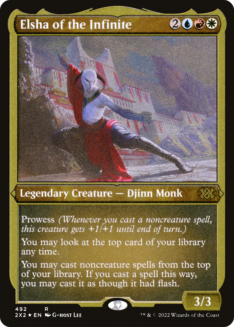 Elsha of the Infinite (Foil Etched) [Double Masters 2022]-1