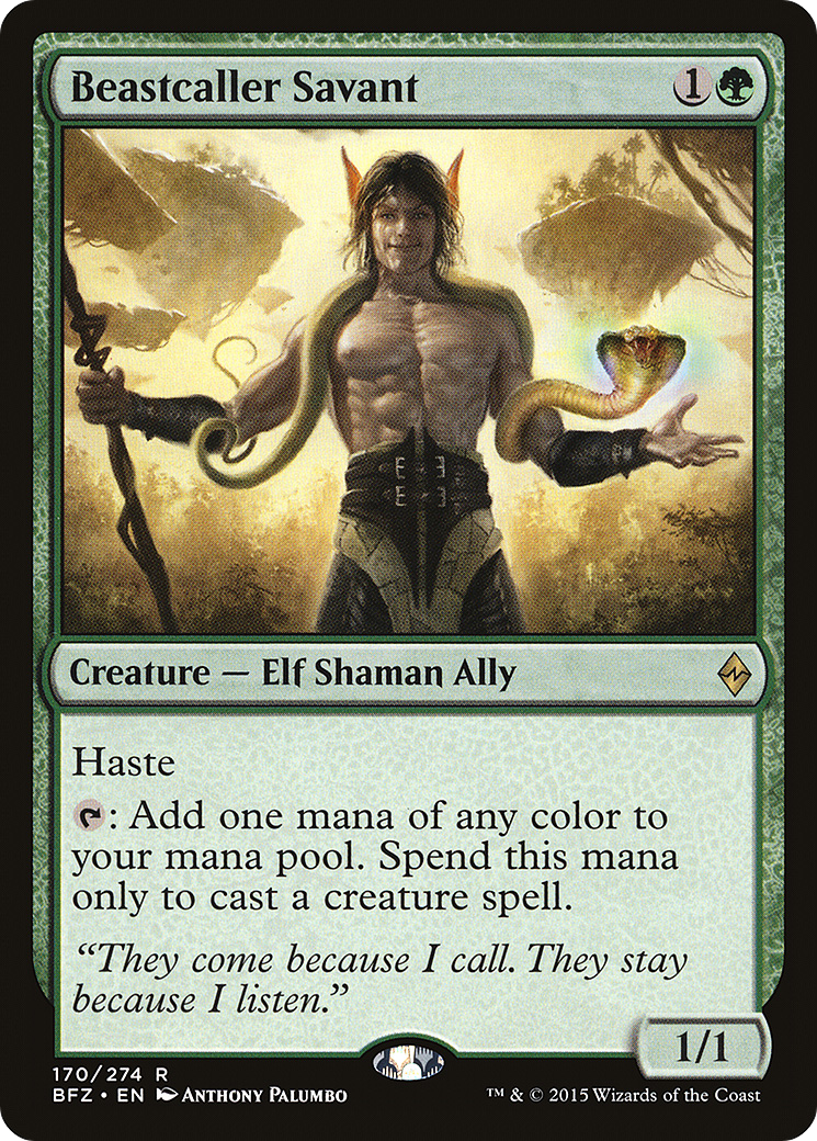 Beastcaller Savant [Battle for Zendikar]-1
