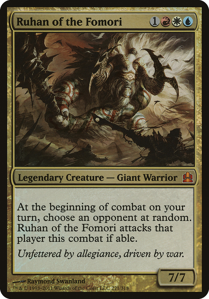Ruhan of the Fomori (Oversized) [Commander 2011 Oversized]-1