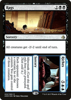 Rags // Riches [Amonkhet Prerelease Promos]-1