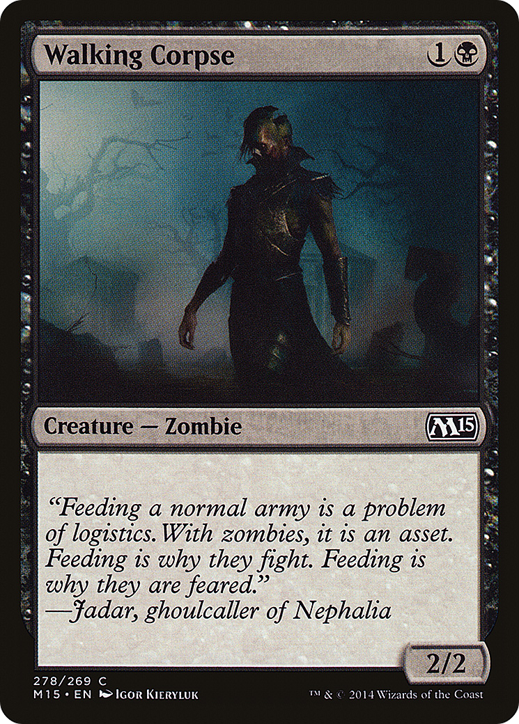 Walking Corpse (M15-278) - Magic 2015 Foil-1