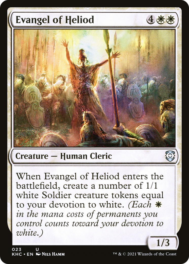 Evangel of Heliod [Kaldheim Commander]-1