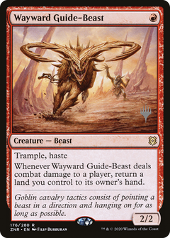 Wayward Guide-Beast (PPZNR-176) - Zendikar Rising Promos-1