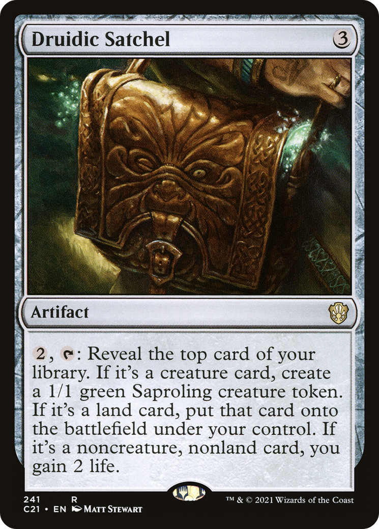 Druidic Satchel [Commander 2021]-1