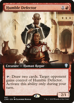 Humble Defector (Extended Art) [Commander Legends]-1