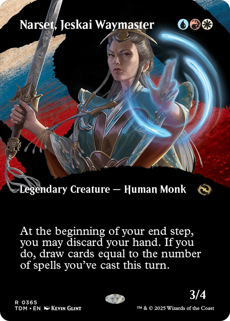Narset, Jeskai Waymaster (Borderless) [Tarkir: Dragonstorm]-1