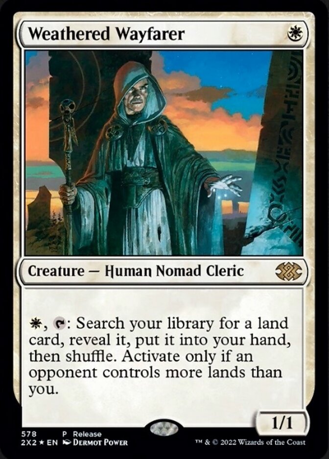 Weathered Wayfarer (Preview Promo) [Double Masters 2022]-1