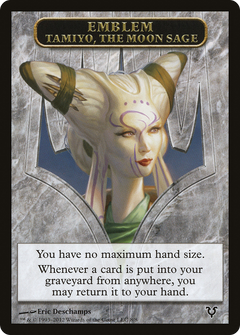 Tamiyo, the Moon Sage Emblem [Avacyn Restored Tokens]-1