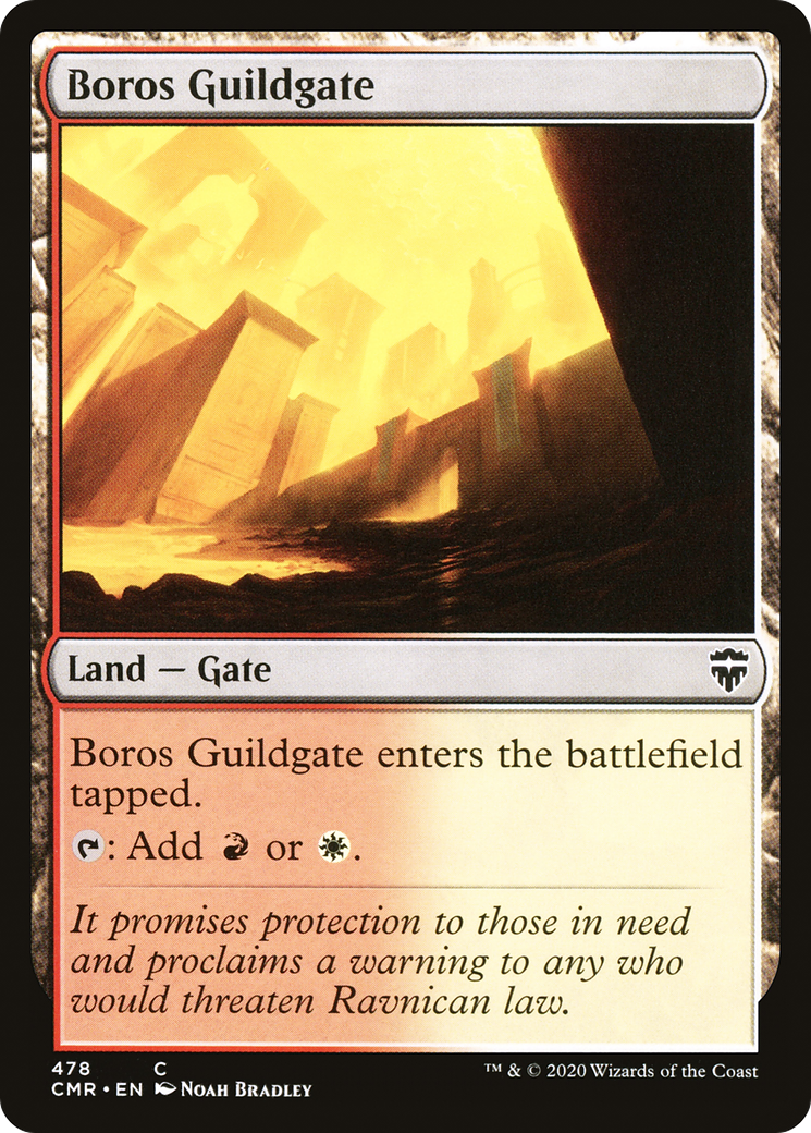 Boros Guildgate [Commander Legends]-1