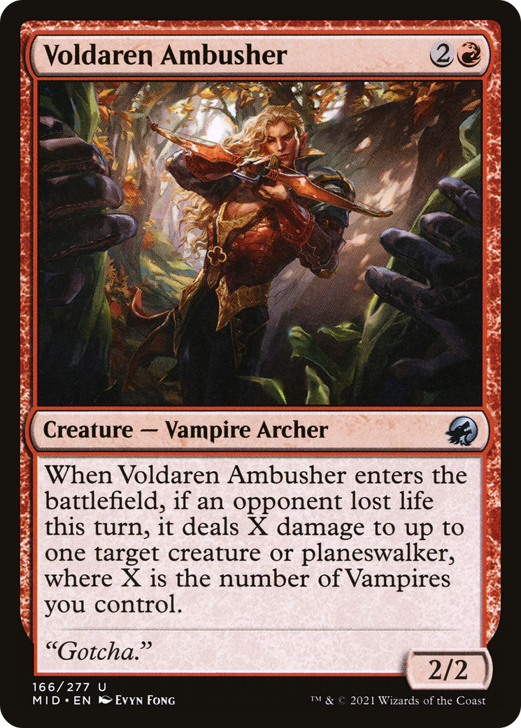 Voldaren Ambusher (MID-166) - Innistrad: Midnight Hunt-1