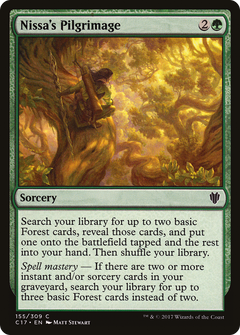 Nissa's Pilgrimage [Commander 2017]-1