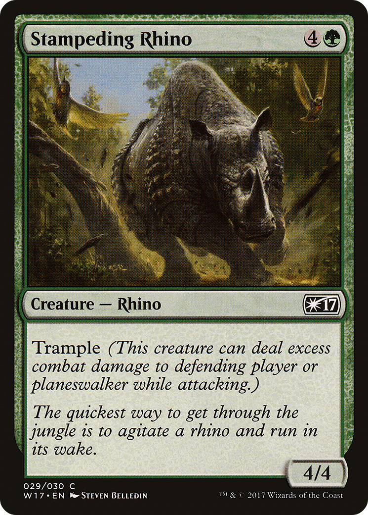 Stampeding Rhino [Welcome Deck 2017]-1
