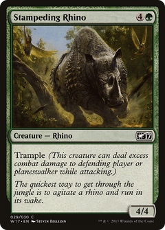 Stampeding Rhino [Welcome Deck 2017]-1