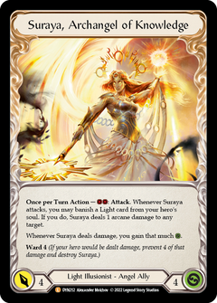 Invoke Suraya // Suraya, Archangel of Knowledge [DYN212] (Dynasty)  Rainbow Foil-2