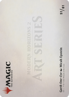 Garth One-Eye // Garth One-Eye (AMH2-051) - Modern Horizons 2 Art Series (Borderless)-2