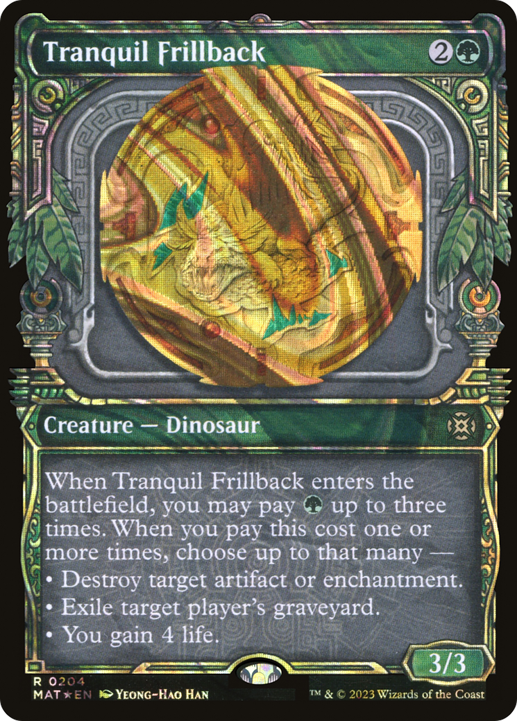 Tranquil Frillback (Halo Foil) (MAT-204) - March of the Machine: The Aftermath: (Showcase) Foil-1