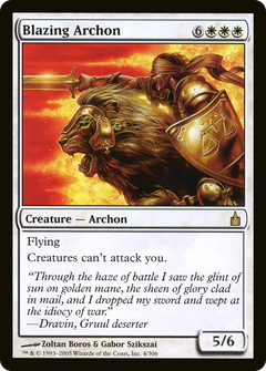 Blazing Archon [Ravnica: City of Guilds]-1