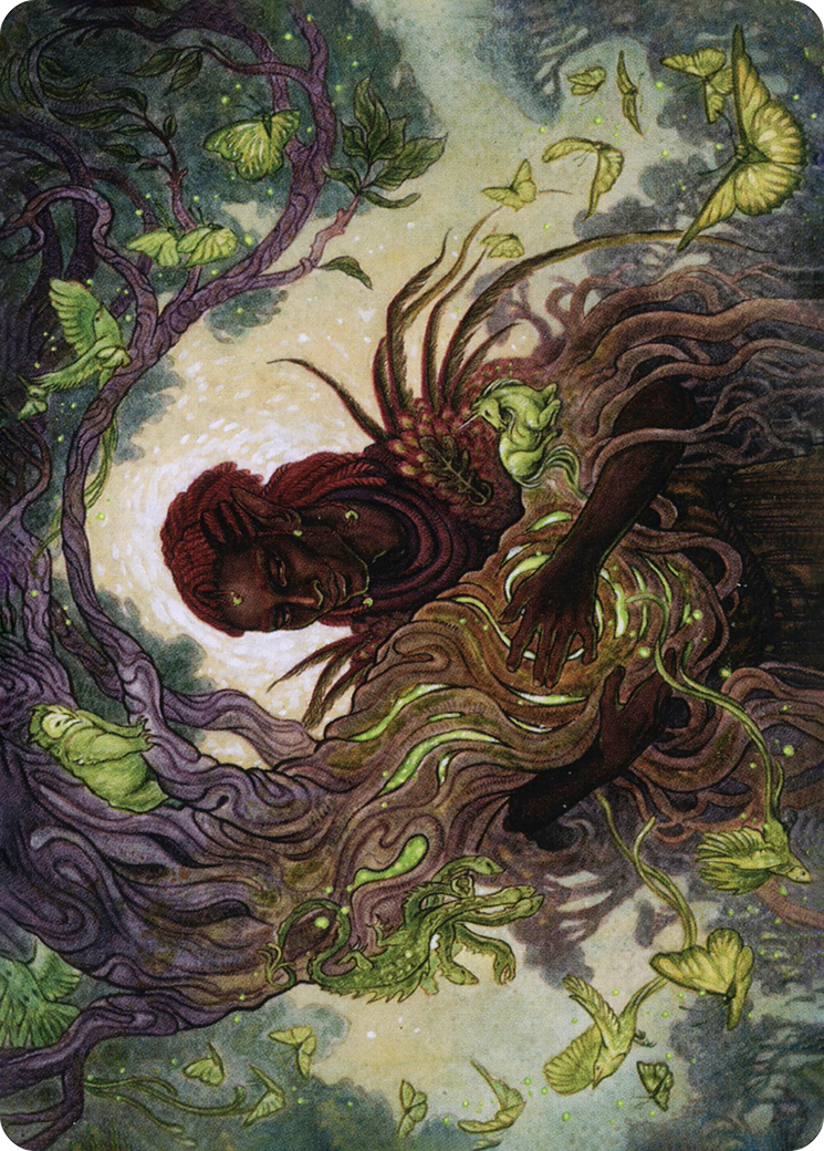Circle of Dreams Druid // Circle of Dreams Druid (AAFR-066) - Adventures in the Forgotten Realms Art Series (Borderless)-3