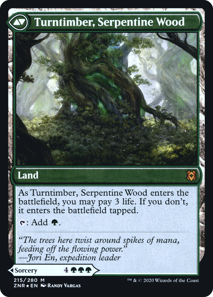 Turntimber Symbiosis (PRE-215) - Zendikar Rising Promos Foil-2