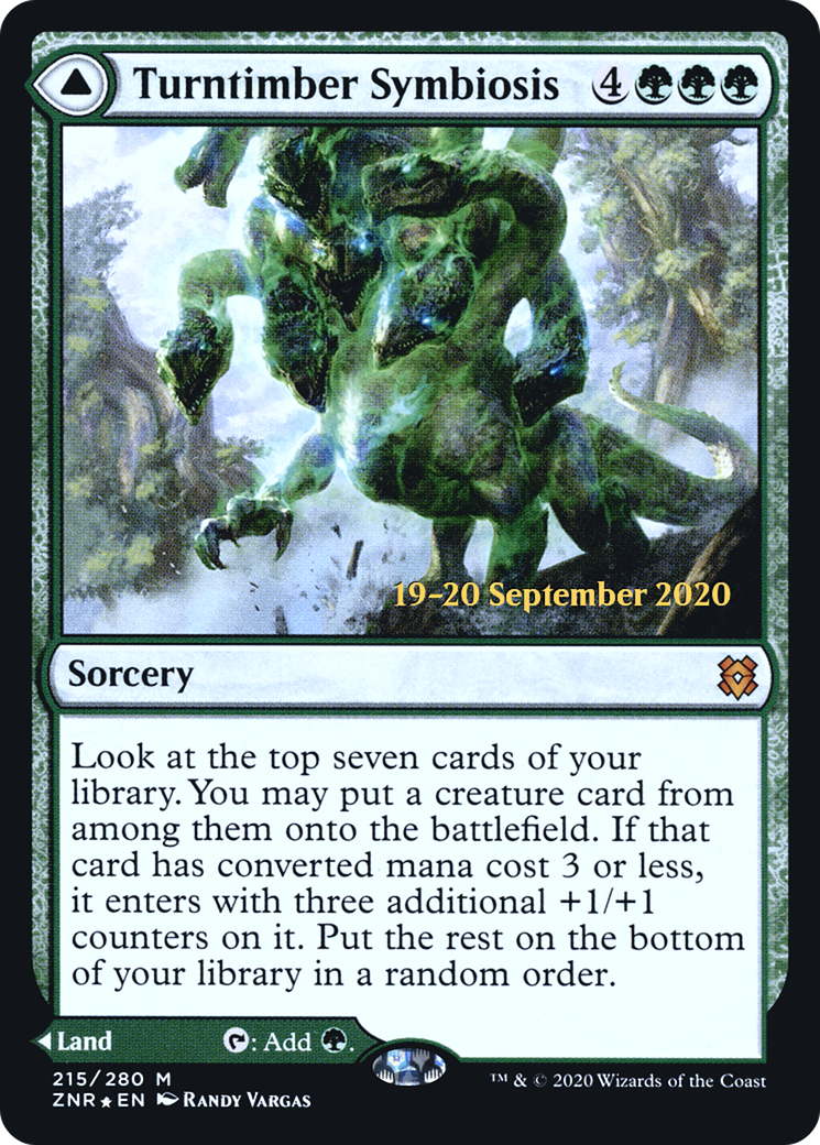 Turntimber Symbiosis (PRE-215) - Zendikar Rising Promos Foil-3