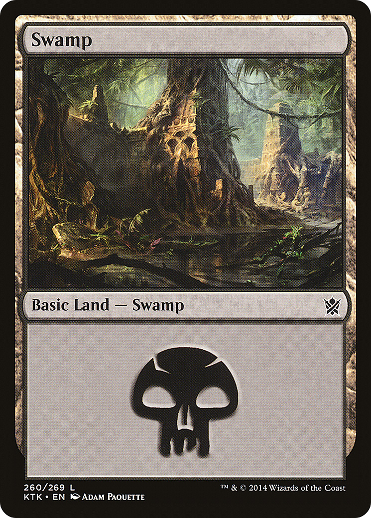 Swamp (260) [Khans of Tarkir]-1